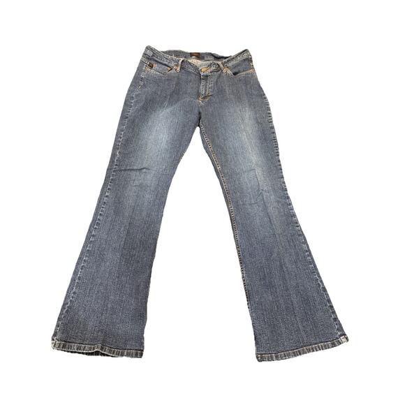 Rider's Jeans Women's Size 14 Long Bootcut Stretch Mid Rise Denim - Picture 2 of 13